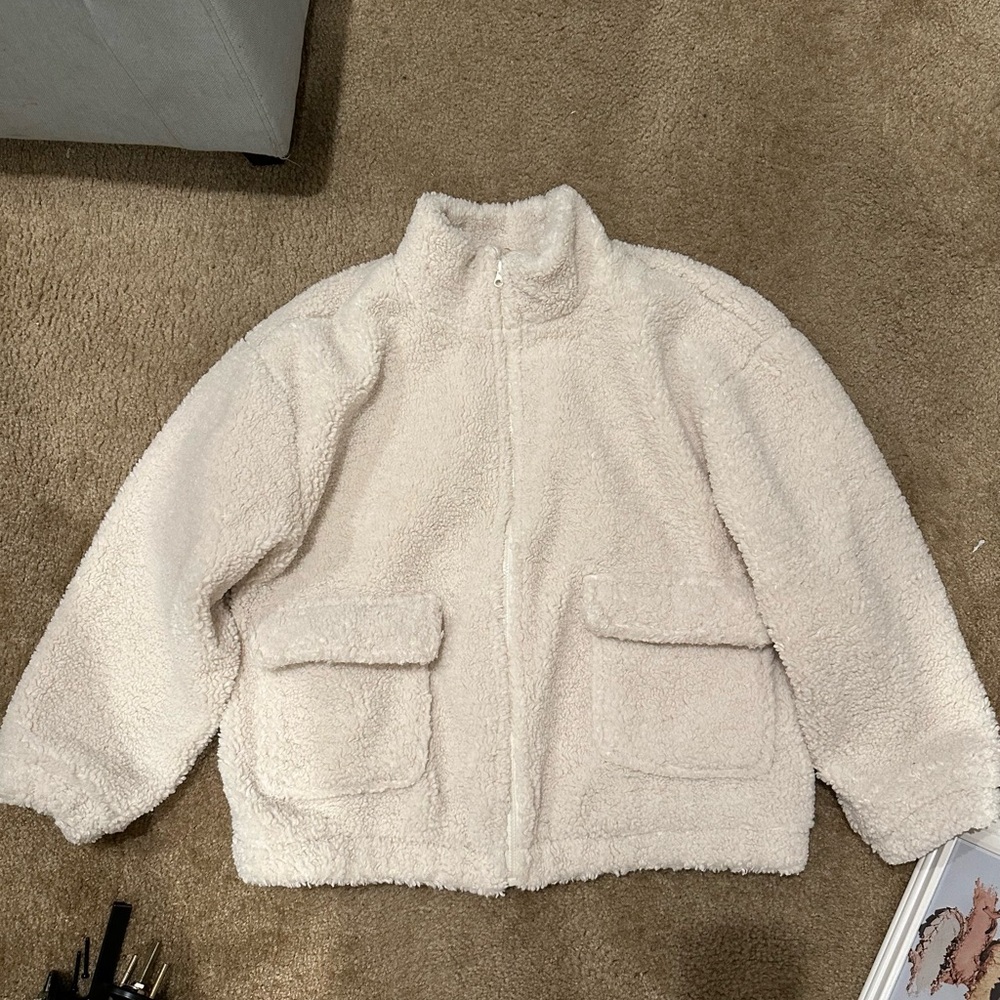 Cozy Cream Sherpa Jacket